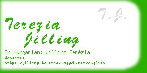 terezia jilling business card